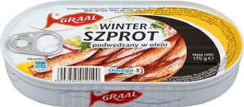 Grail Winter Sprat smoked in oil