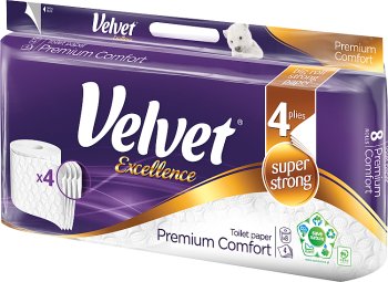 Velvet Совершенство Туалетная бумага