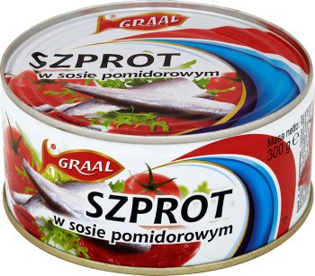 Grail Sprat in tomato sauce