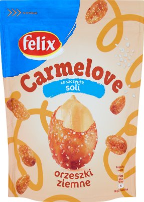Felix Carmelove with a pinch of salt peanuts