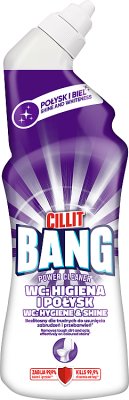 Cillit Bang Higiena i Połysk Zabija 99,9% bakterii. Produkt do czyszczenia i dezynfekcji muszli toaletowej
