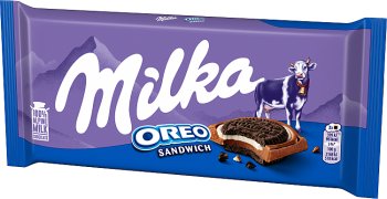 Milka шоколад Oreo печенье, какао и молоко начинка с ароматом ванили на шоколадное молоко