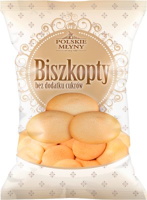 Polskie Młyny Biszkopty Bez dodatku cukrów