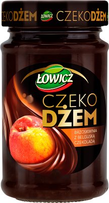 Łowicz Czekodżem brzoskwinia z belgijską czekoladą