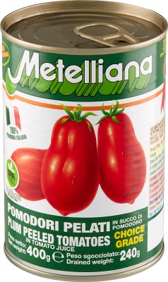Metelliana Pomidory pelati   Bez skórki