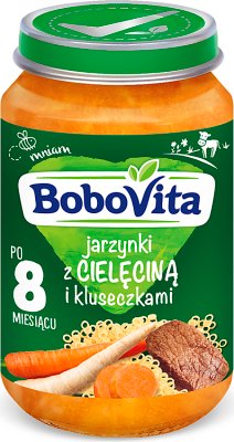 BoboVita obiadek jarzynki z cielęciną i kluseczkami