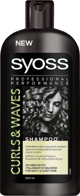 Syoss Curls & Waves Champú suavizante para cabello rizado y ondulado
