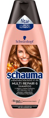 Schauma Multi Repair 6 Shampoo para cabello muy seco y dañado