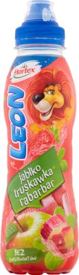 Hortex Leon ruibarbo de bebida de fruta de fresa