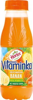 Hortex Vitaminka Sok Banan marchewka jabłko