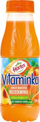 Hortex Vitaminka Sok Brzoskwinia marchewka jabłko