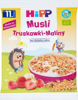 Hipp Musli wielozbożowe Truskawki-Maliny BIO