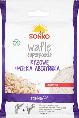 Sonko wafle superfoods ryżowe +