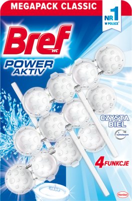 Bref Power Aktiv toilet pendant Pure white