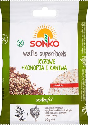 Sonko wafle superfoods  ryżowe