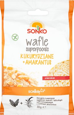 Кукурузные вафли Sonko superfoods + амарант
