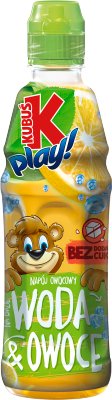 Winnie Play! Agua de bebida de fruta y fruta de manzana limón