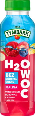 Tymbark H2Owoc Drink raspberry grape apple