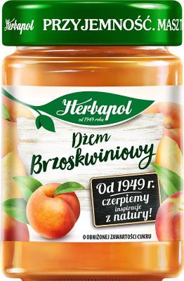 Herbapol Peach jam low-sugar