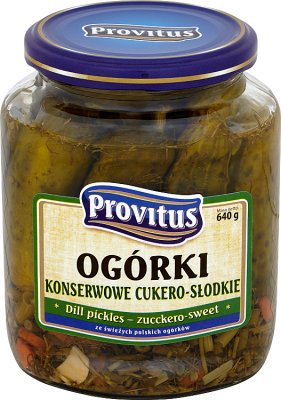Provitus Sweet pickled cucumbers