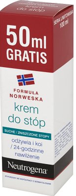 Neutrogena Formuła Norweska Odżywczy Krem do stóp