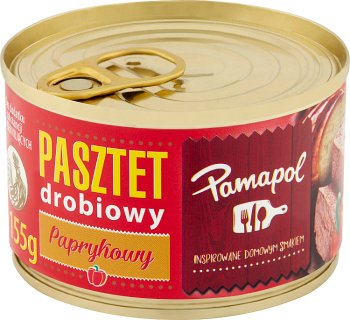 Pamapol Pasztet drobiowy paprykowy