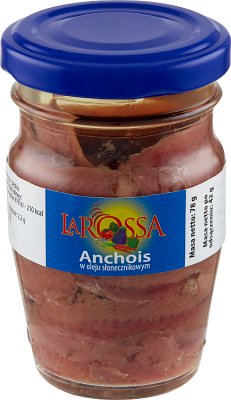 La Rossa Anchois w oleju słonecznikowym