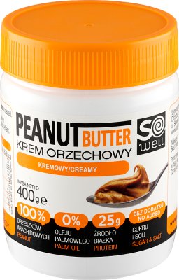 SoWell Cream Peanut Butter 100%