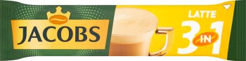 Bebida de café Jacobs Latte 3 en 1, instantánea