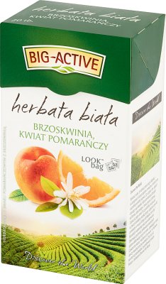 Té blanco Big-Active, melocotón y azahar