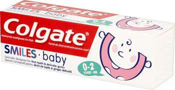 Colgate Smiles Baby Przeciwpróchnicza pasta do zębów dla dzieci 0-2 lat