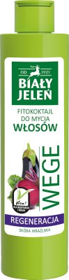 Biały Jeleń Wege Fitokoktajl do mycia włosów Regeneracja