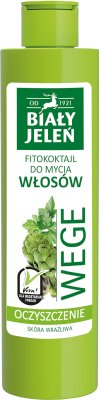 Biały Jeleń Wege Fitokoktajl do mycia włosów Oczyszczenie