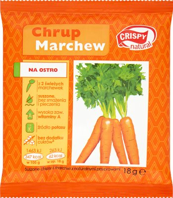 Crispy Natural Chrup marchew na ostro