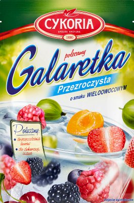 Cykoria Galaretka przezroczysta o smaku wieloowocowym