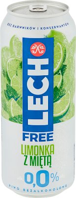 Lech Free Piwo bezalkoholowe 0.0% Limonka z miętą