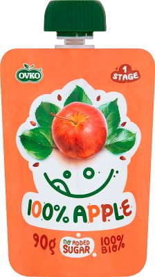 Ovko Ekologiczny przecier jabłko BIO
