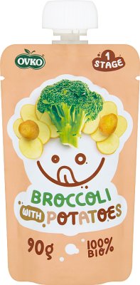 Ovko Ecological broccoli puree, BIO potato