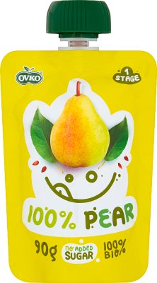 Овко Экологическое пюре BIO pear