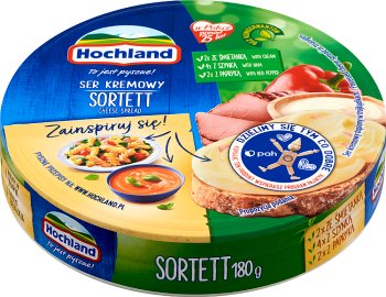 Плавленый сыр Hochland Sortett