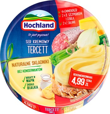 Плавленый сыр Hochland Tercett