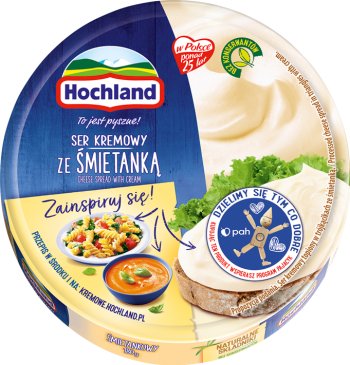 Hochland Cream cheese. Cream flavor