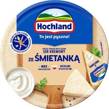 Hochland Cream cheese. Cream flavor