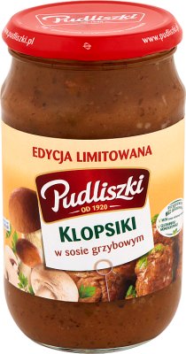 Pudliszki Fleischbällchen in Pilzsauce