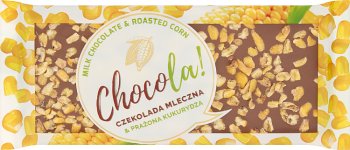 ¡Terravita Chocola! Chocolate con leche y maíz tostado