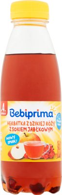 Bebiprima Tea with wild rose and apple juice