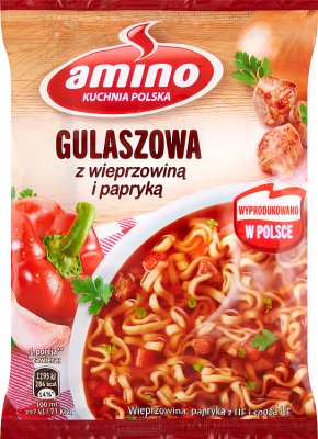 Amino Instant goulash soup with pork and paprika