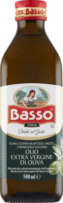 Basso Oliwa z oliwek  najwyższej jakości z pierwszego tłoczenia