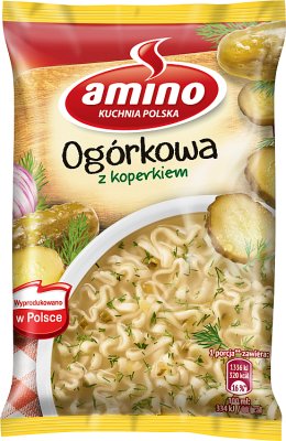 Amino Instant Gurkensuppe mit Dill