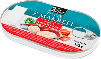 Makrelenfilets in Tomatensoße